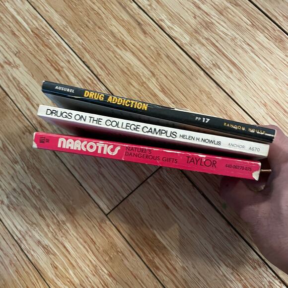 Lot of (3) Vintage Drugs Books narcotics addiction retro - Picture 2 of 6